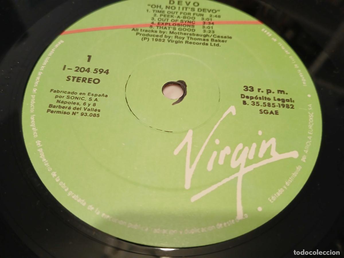 Discos de vinilo: Devo &ndash; Oh, No! Its Devo- (1982) LP disco vinilo - Foto 3