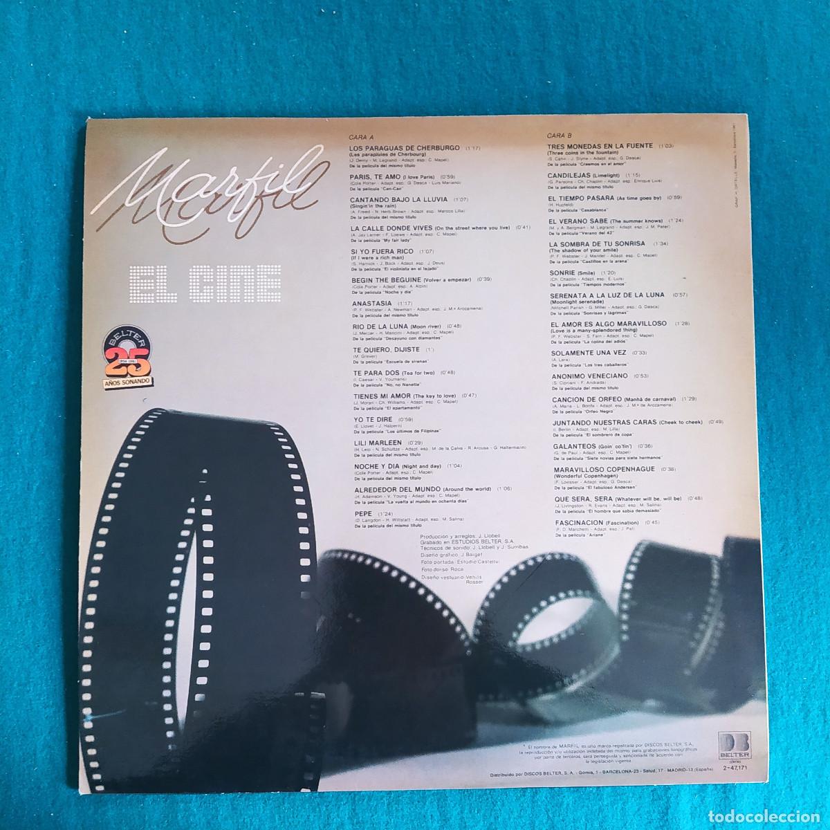 Discos de vinilo: Marfil &ndash; El Cine 47.171 - Foto 2