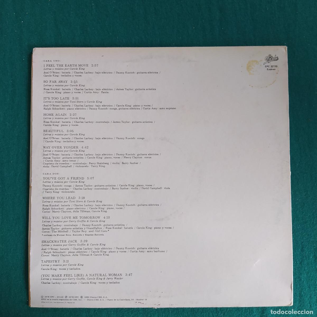 Discos de vinilo: Carole King &ndash; Tapestry - Foto 2