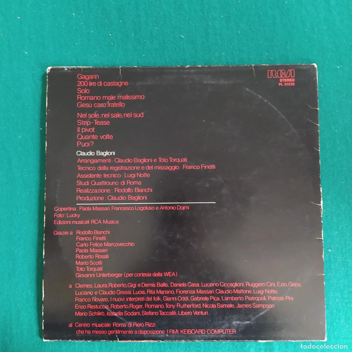 Discos de vinilo: Claudio Baglioni &ndash; Solo - Foto 2