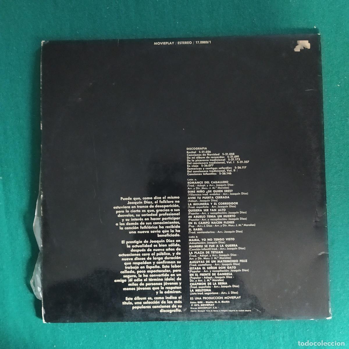 Discos de vinilo: Joaqu&iacute;n D&iacute;az &ndash; Seleccion - Foto 2