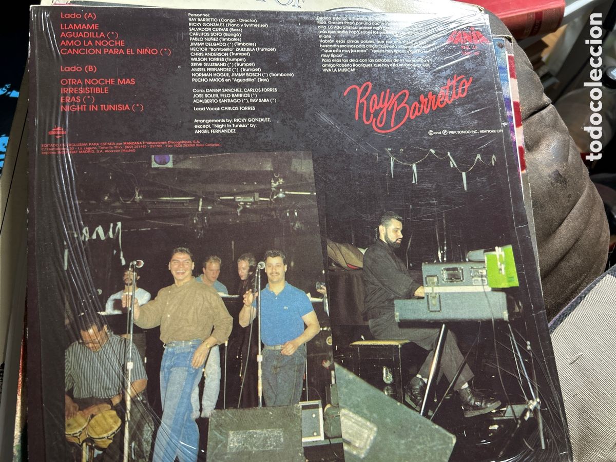 Discos de vinilo: Ray barretto: irresistible. Lp - Foto 2