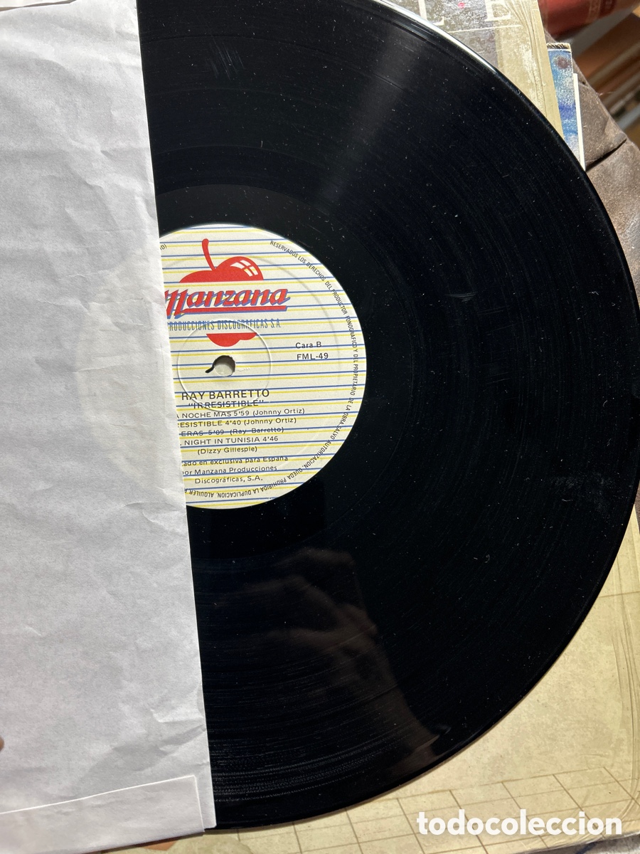 Discos de vinilo: Ray barretto: irresistible. Lp - Foto 3