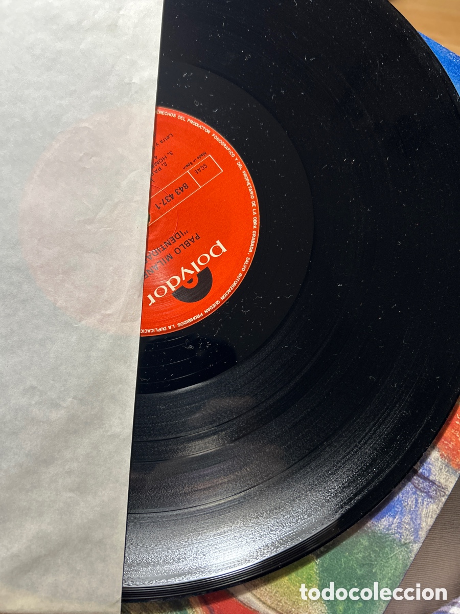 Discos de vinilo: Pablo Milan&eacute;s: identidad. Lp - Foto 3