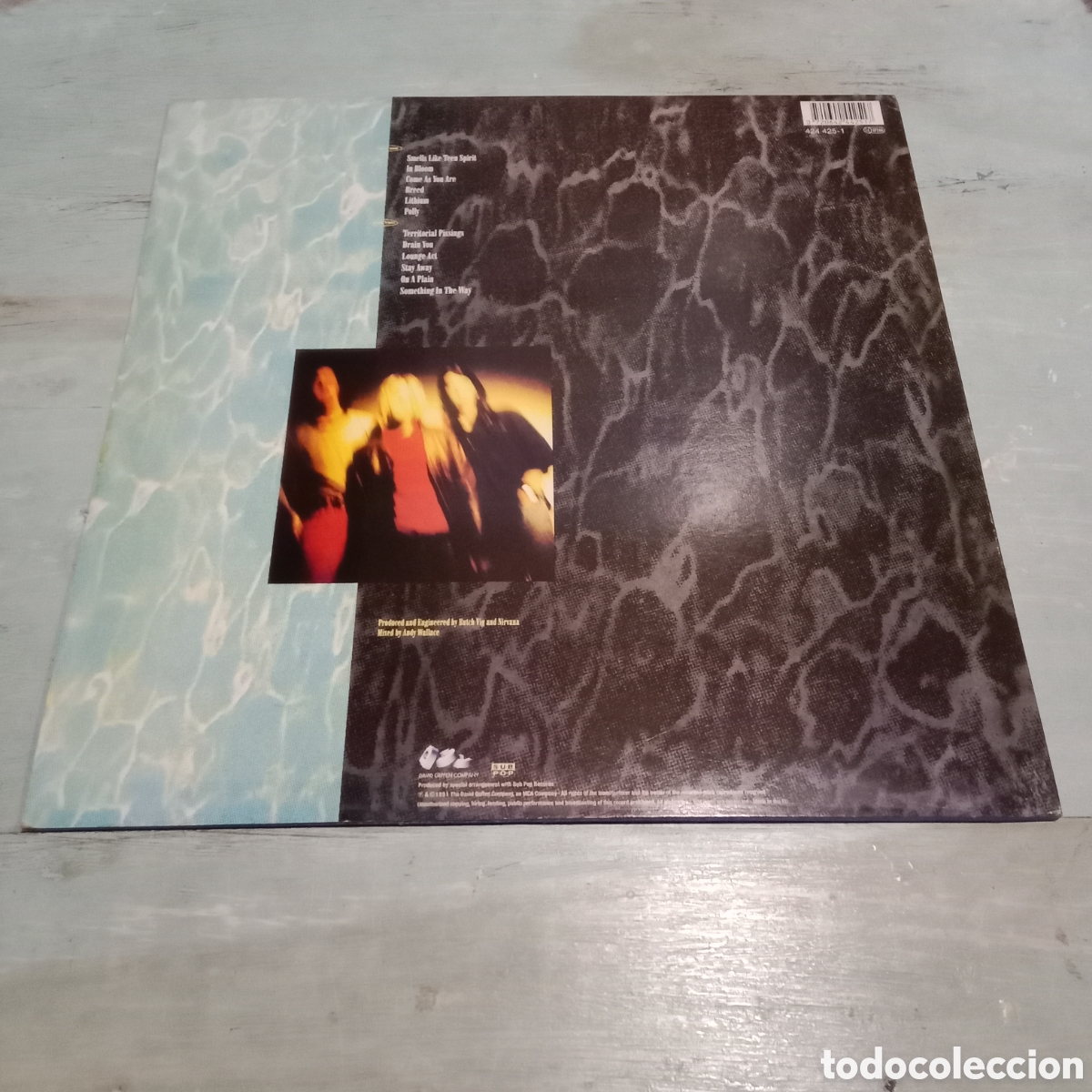 Discos de vinilo: NIRVANA - NEVERMIND - LP NO-OFICIAL PINK MARBLED - Foto 2