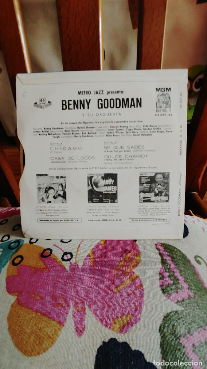 Discos de vinilo: BENNY GOODMAN-EP CHICAGO +3 - Foto 2