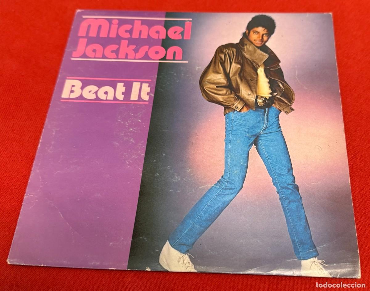 Discos de vinilo: Michael Jackson 45t Beat it EX EX - Foto 1