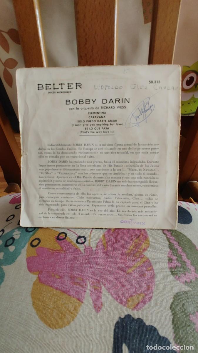 Discos de vinilo: BOBBY DARIN-EP CLEMENTINA +3 - Foto 2