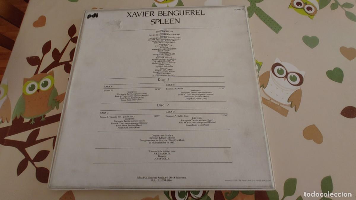 Discos de vinilo: XAVIER BENGUEREL-BOX 2 LP + LIBRETO-SPLEEN - Foto 3
