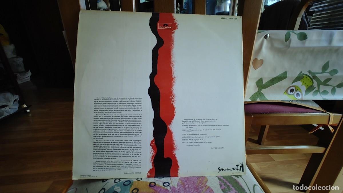 Discos de vinilo: XAVIER RIBALTA-LP TOP LENYOR DE DEMA-GATEFOLD - Foto 3