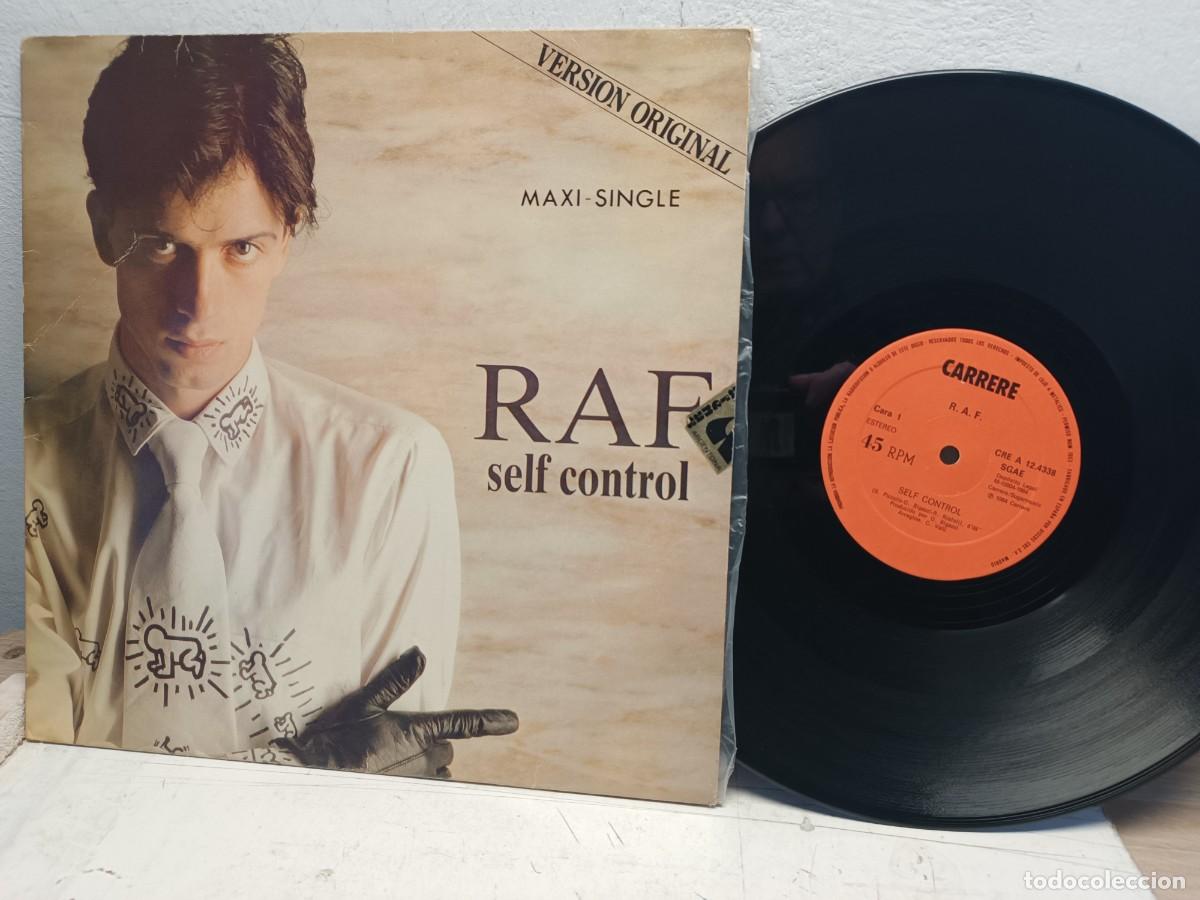Discos de vinilo: RAF -SELF CONTROL MAXI 45 RPM LP - Foto 1