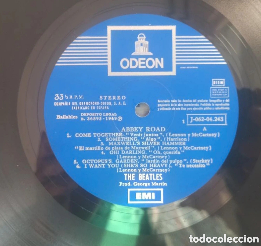 Discos de vinilo: Beatles &rdquo;Abbey Road&rdquo; LP - Foto 3