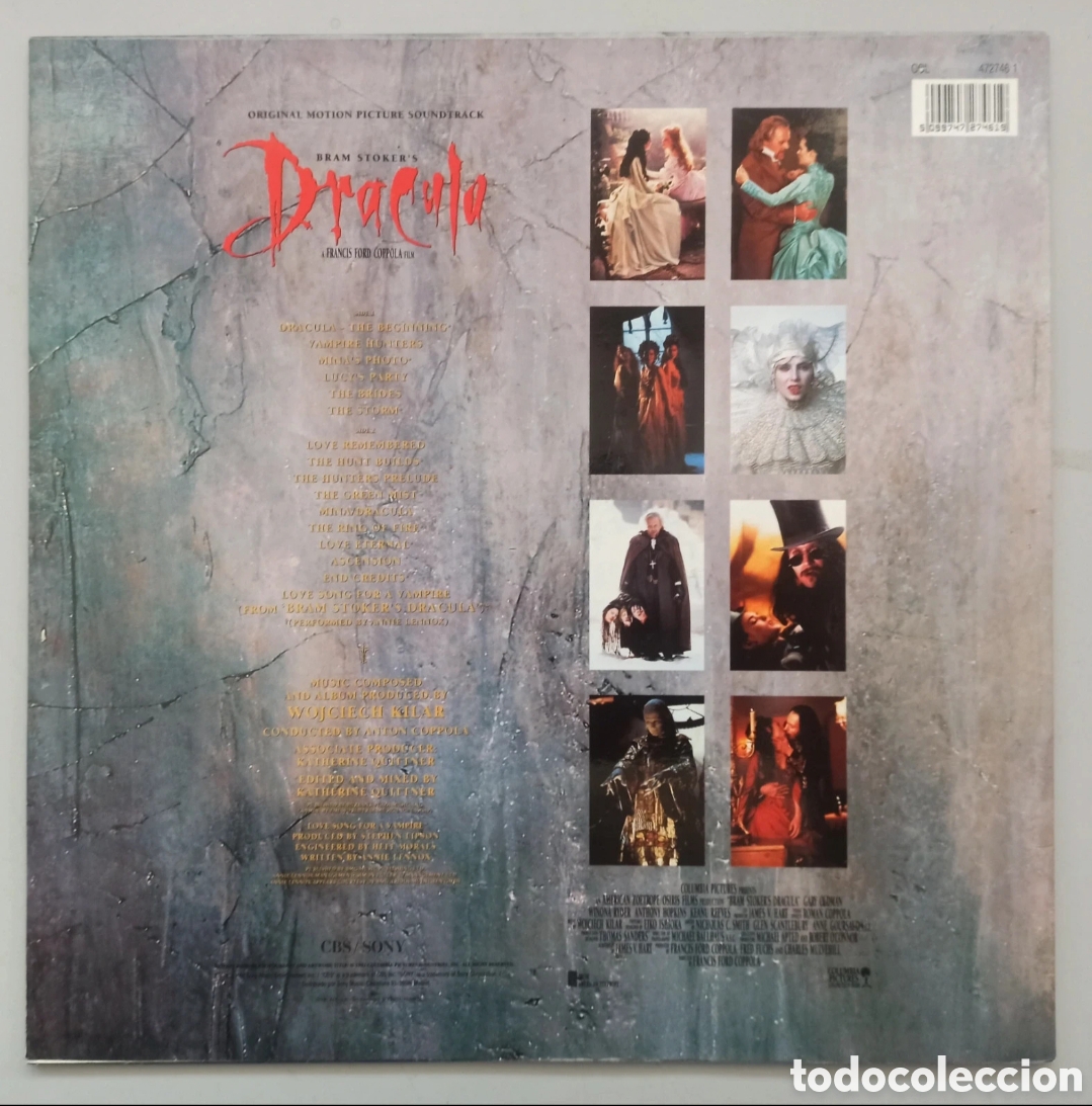 Discos de vinilo: Dr&aacute;cula Banda Sonora Original LP - Foto 2