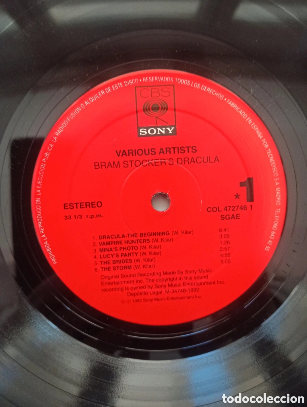 Discos de vinilo: Dr&aacute;cula Banda Sonora Original LP - Foto 4