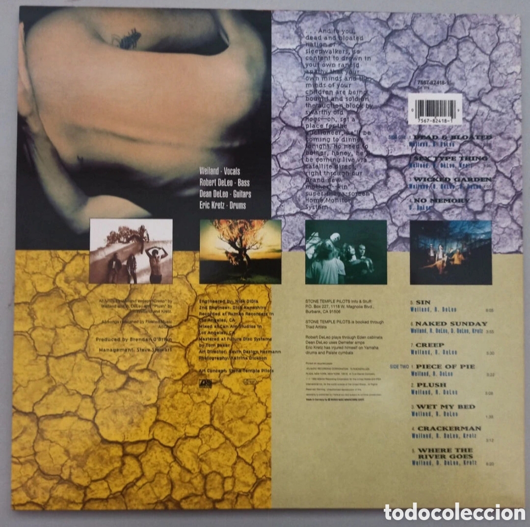 Discos de vinilo: Stone Temple Pilots &rdquo;Core&rdquo; LP - Foto 2