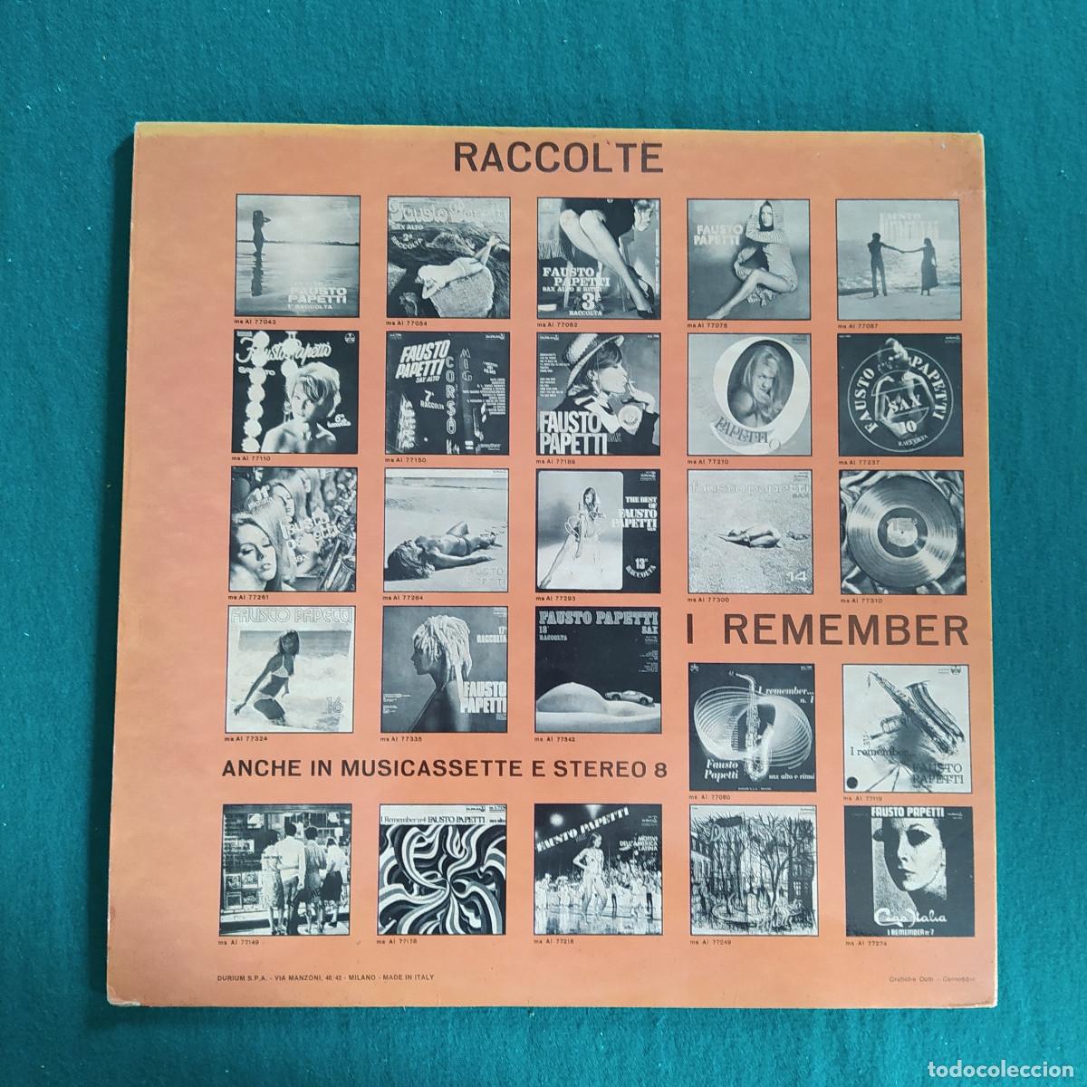 Discos de vinilo: Fausto Papetti &ndash; 19&ordf; Raccolta - Foto 2