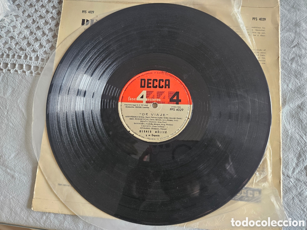 Discos de vinilo: De Viaje Werner M&uuml;ller y su orquesta - Foto 2