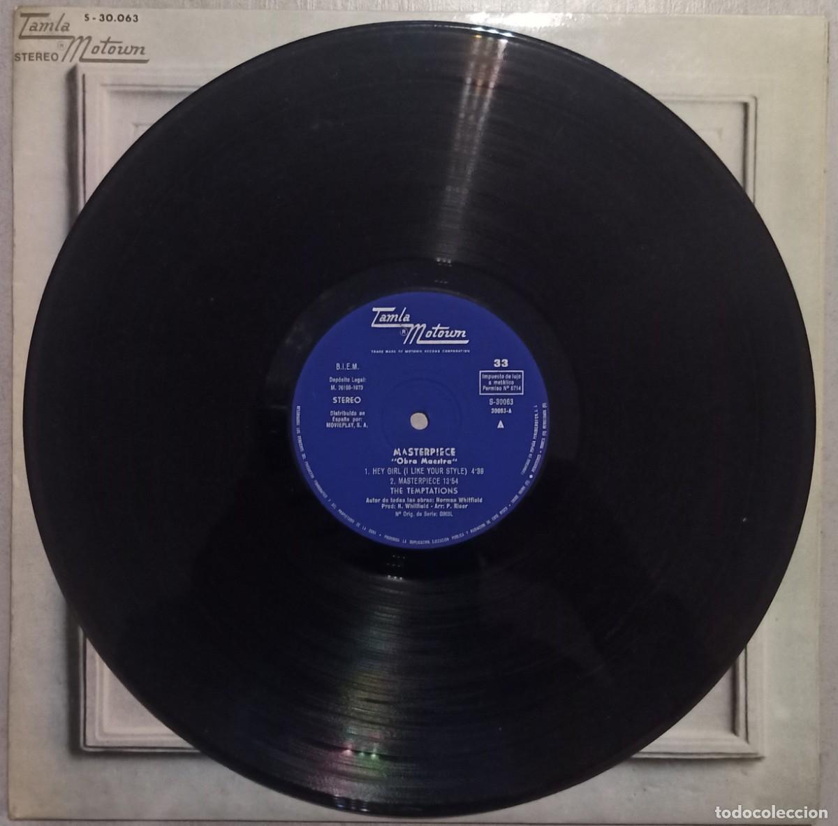 Discos de vinilo: The Temptations. Masterpiece. Vinilo LP. - Foto 3