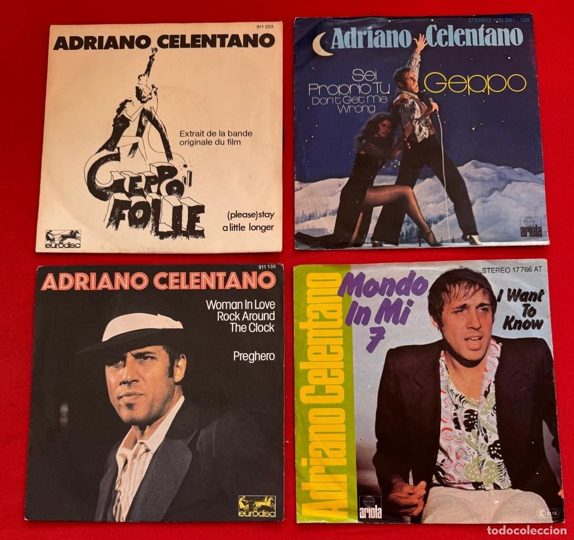 Discos de vinilo: Adriano Celentano 8 X 45t EX EX single - Foto 1