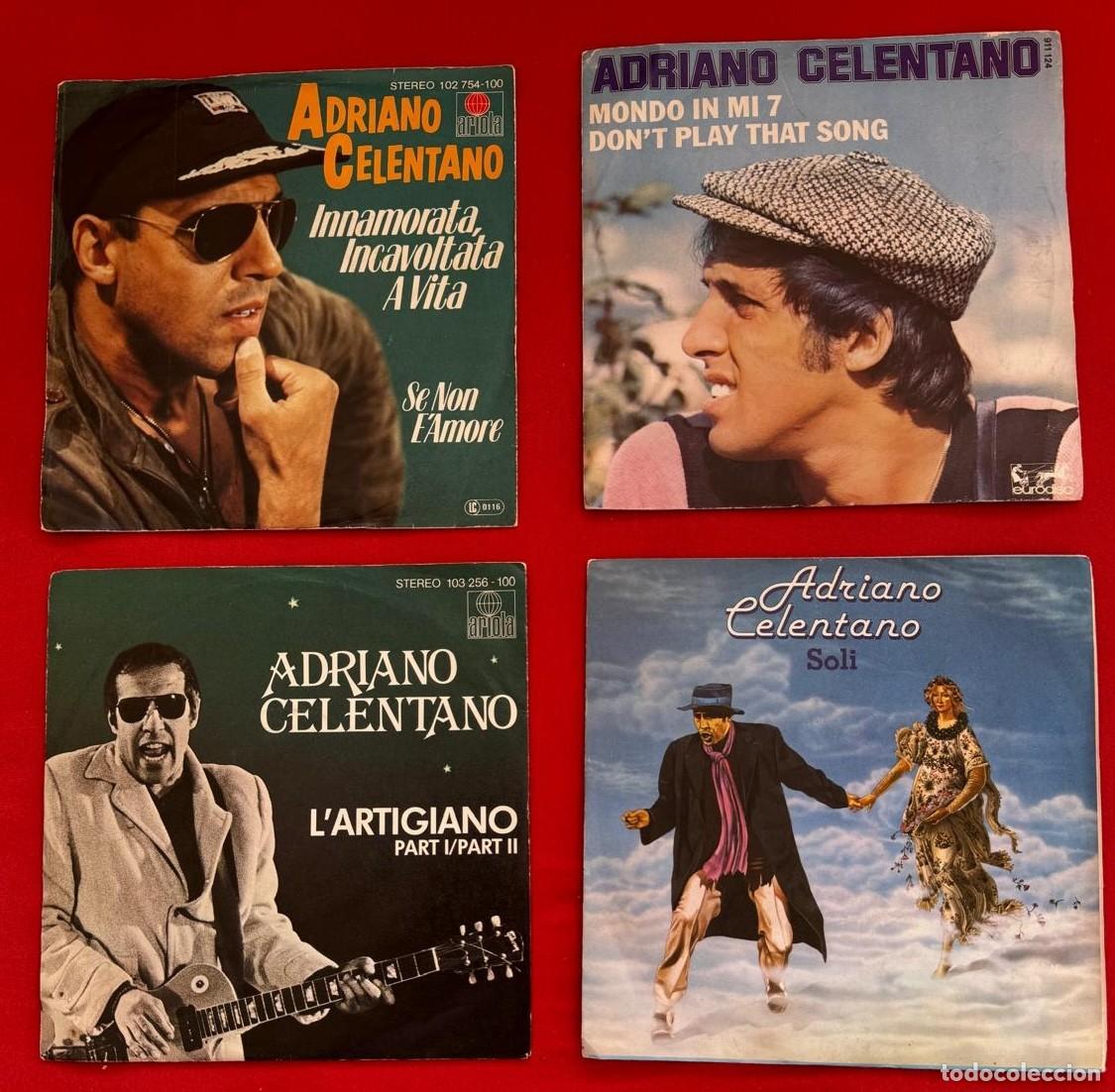 Discos de vinilo: Adriano Celentano 8 X 45t EX EX single - Foto 2
