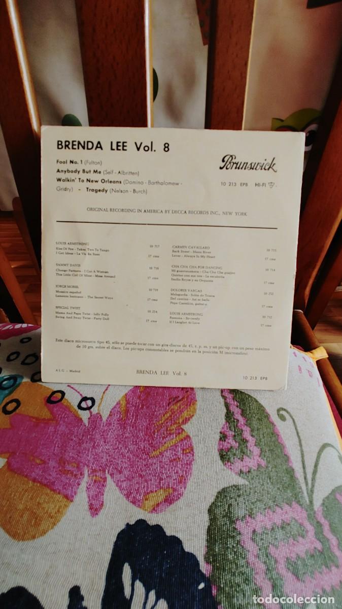 Discos de vinilo: BRENDA LEE-EP FOOL N&ordm; 1 +3 - Foto 2