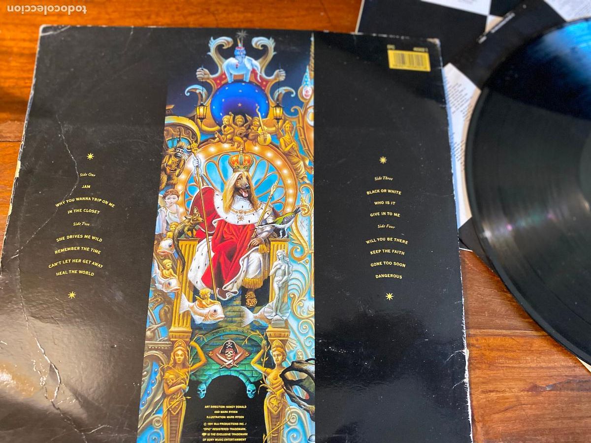 Discos de vinilo: MICHAEL JACKSON. DANGEROUS. DOBLE LP 1991 - Foto 2