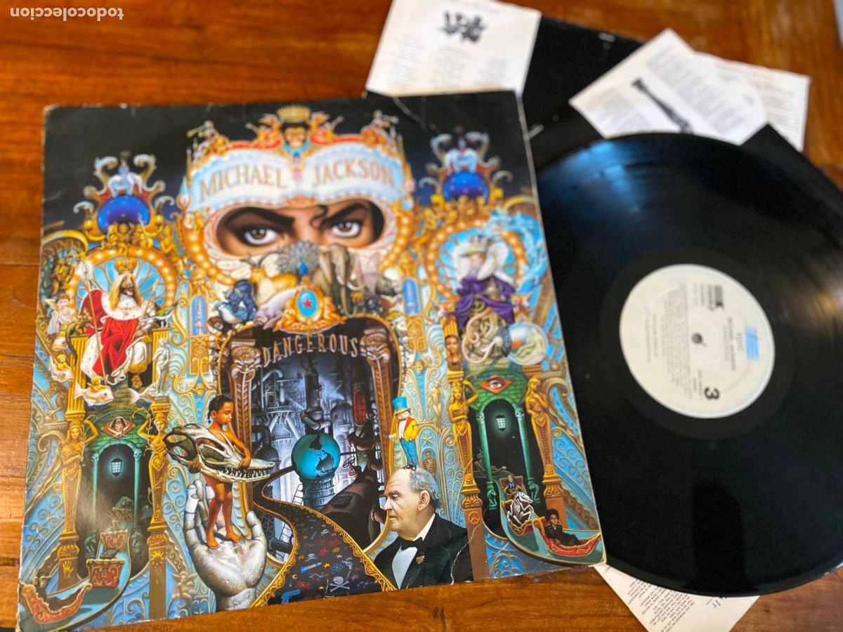 Discos de vinilo: MICHAEL JACKSON. DANGEROUS. DOBLE LP 1991 - Foto 1