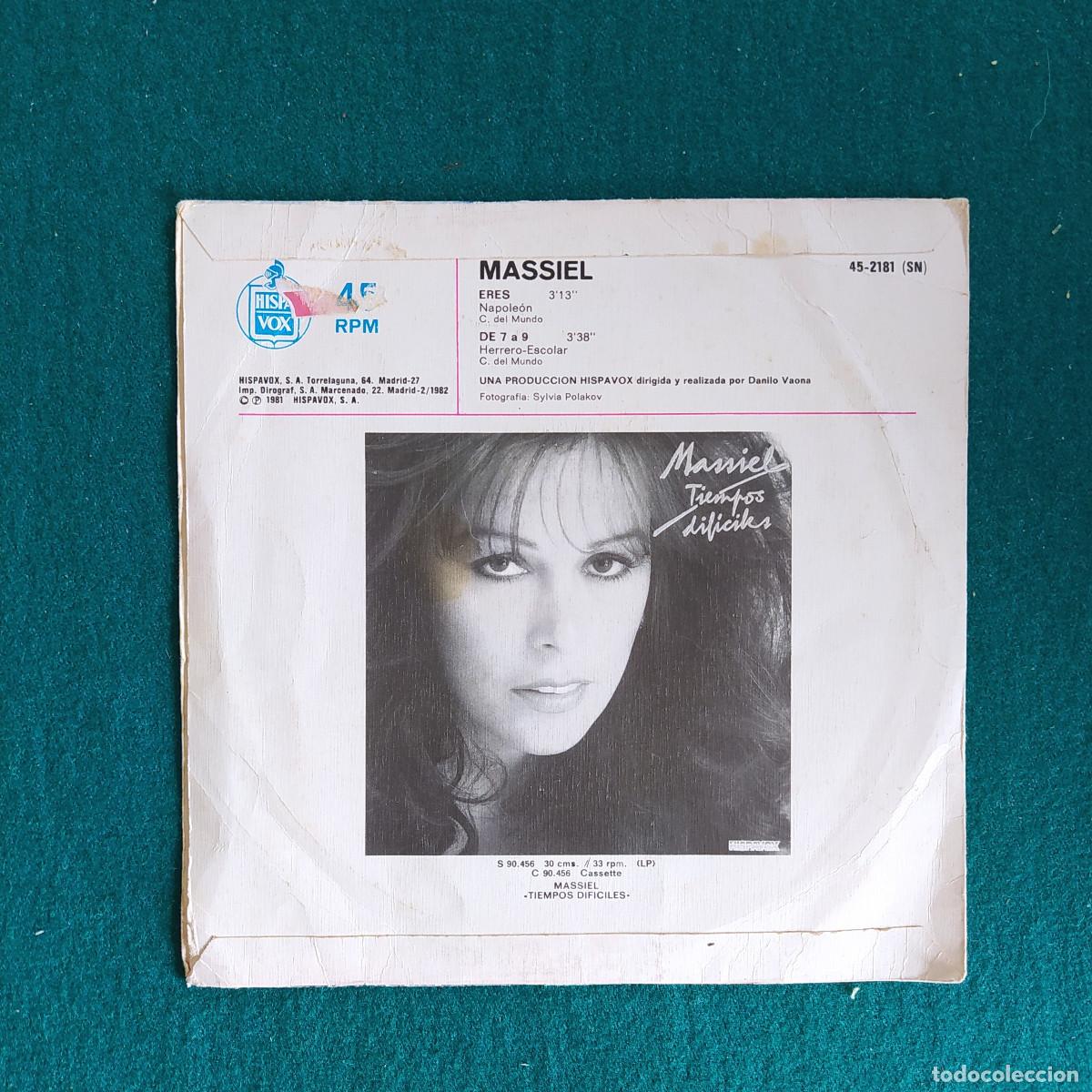 Discos de vinilo: Massiel &ndash; Eres / De 7 a 9 - Foto 2