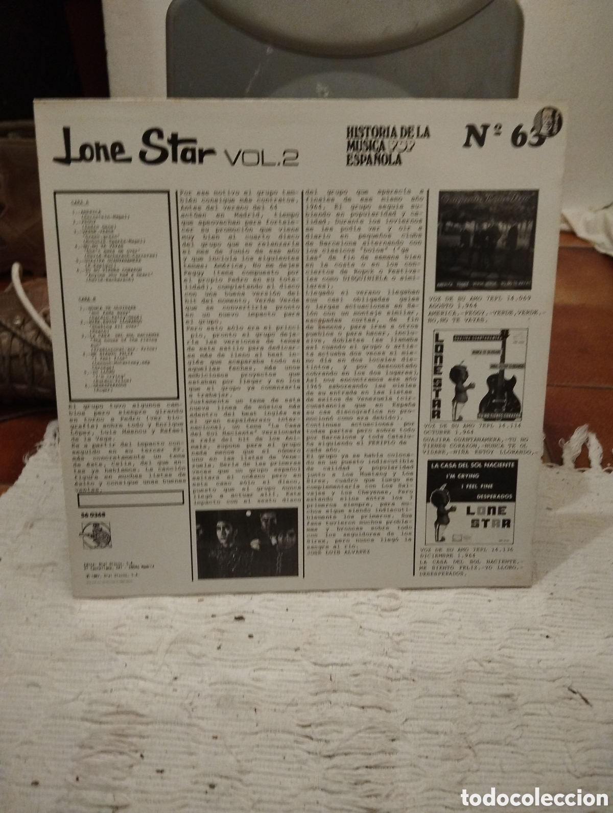 Discos de vinilo: CONJUNTO `LONE STAR VOL.2 - Foto 2