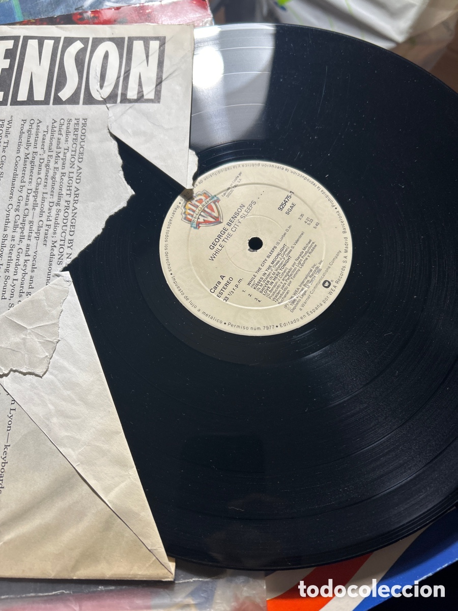 Discos de vinilo: George Benson while the city sleeps&hellip;lp vinilo - Foto 3