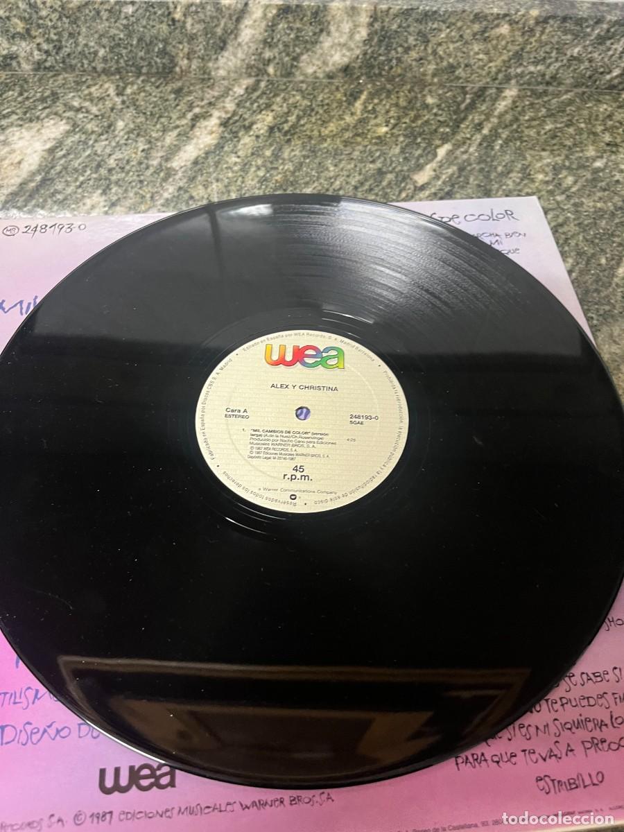 Discos de vinilo: Alex & Christina Mil Cambios De Color - Foto 3