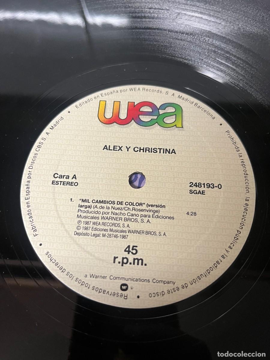 Discos de vinilo: Alex & Christina Mil Cambios De Color - Foto 4