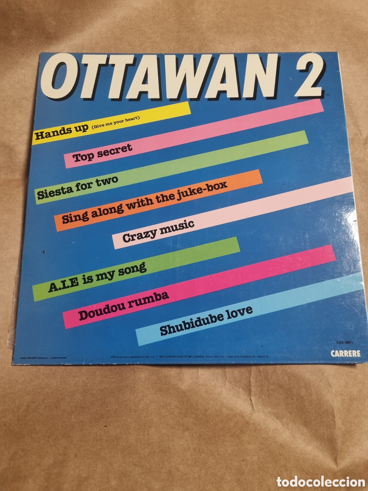 Discos de vinilo: VIN7112 ottawan 2 VINILO SEGUNDAMANO - Foto 2