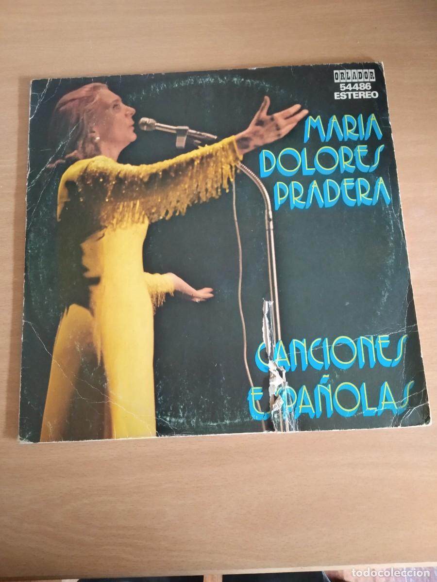 Discos de vinilo: MARIA DOLORES PRADERA - CANCIONES ESPA&Ntilde;OLAS - Foto 1