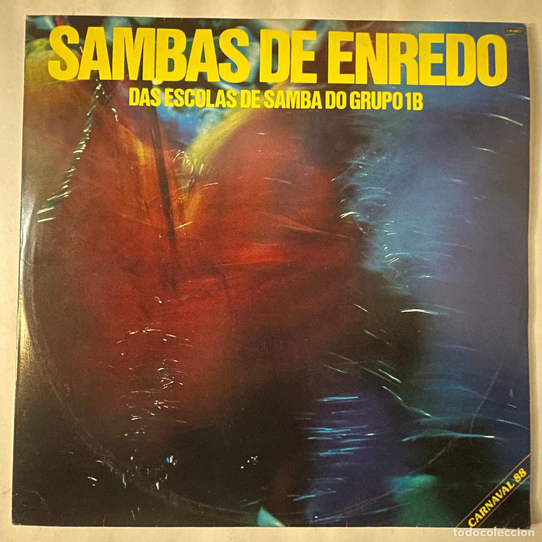 Disques de vinyle: SAMBAS DE ENREDO DAS ESCOLAS DE SAMBA DO GRUPO 1B / CARNAVAL 88 (LP RCA 1987) BRASIL