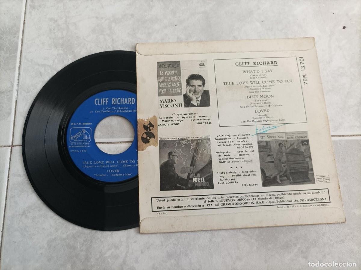 Discos de vinilo: Cliff Richard ep whatd i say - Foto 2