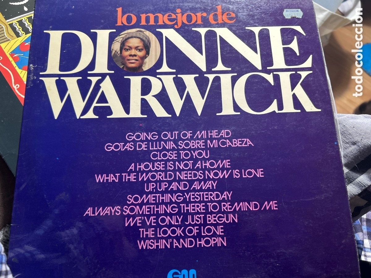 Discos de vinilo: Lo mejor de Dionne warwick. Lp vinilo - Foto 1