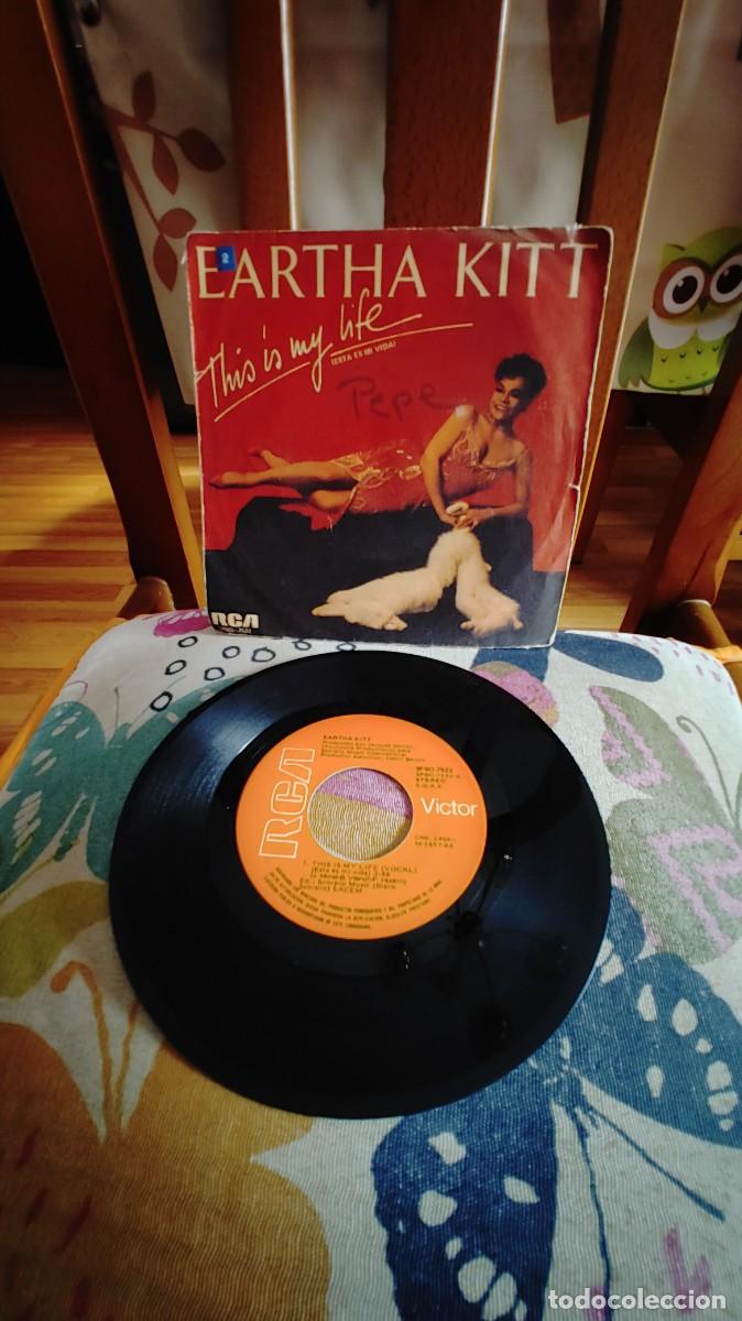 Discos de vinilo: EARTHA KITT-SINGLE THIS IS MY LIFE - Foto 1