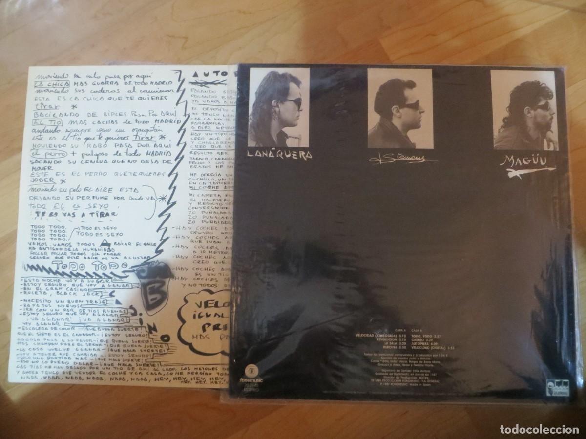 Discos de vinilo: TDeK - A Toda Prisa (LP) IMPECABLE!!!! - Foto 2