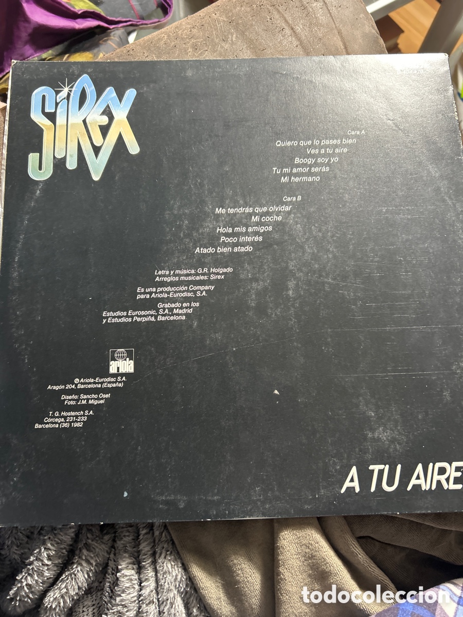 Discos de vinilo: Sirex: a tu aire. Lp vinilo - Foto 2