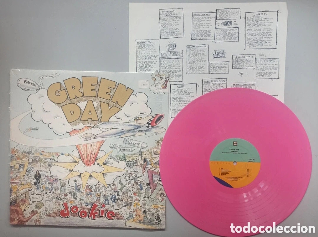 Discos de vinilo: Green Day &rdquo;Dookie&rdquo; LP - Foto 3