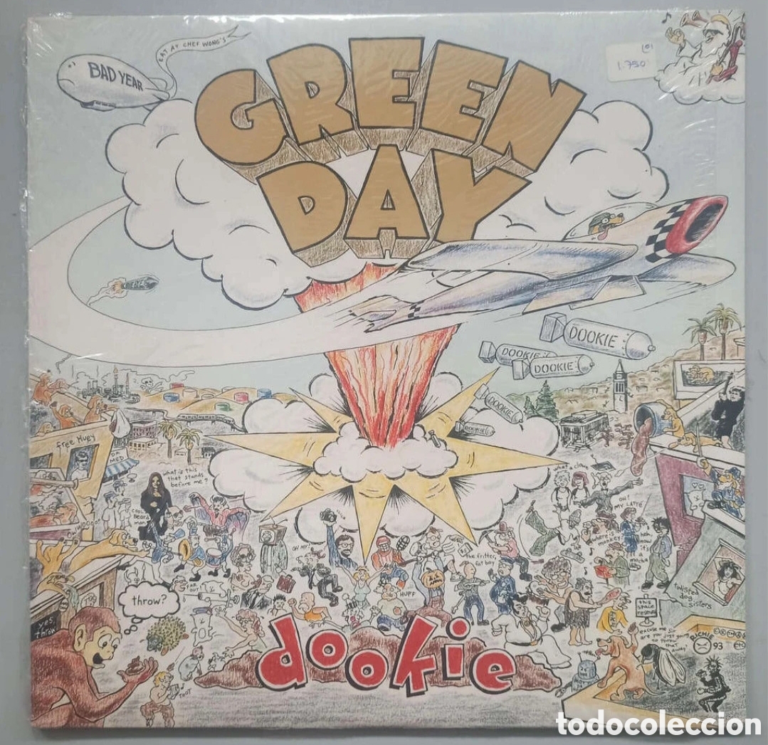 Discos de vinilo: Green Day &rdquo;Dookie&rdquo; LP - Foto 1