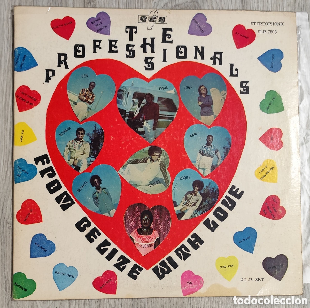 Discos de vinilo: THE PROFESSIONALS - FROM BELIZE WITH LOVE - Foto 1