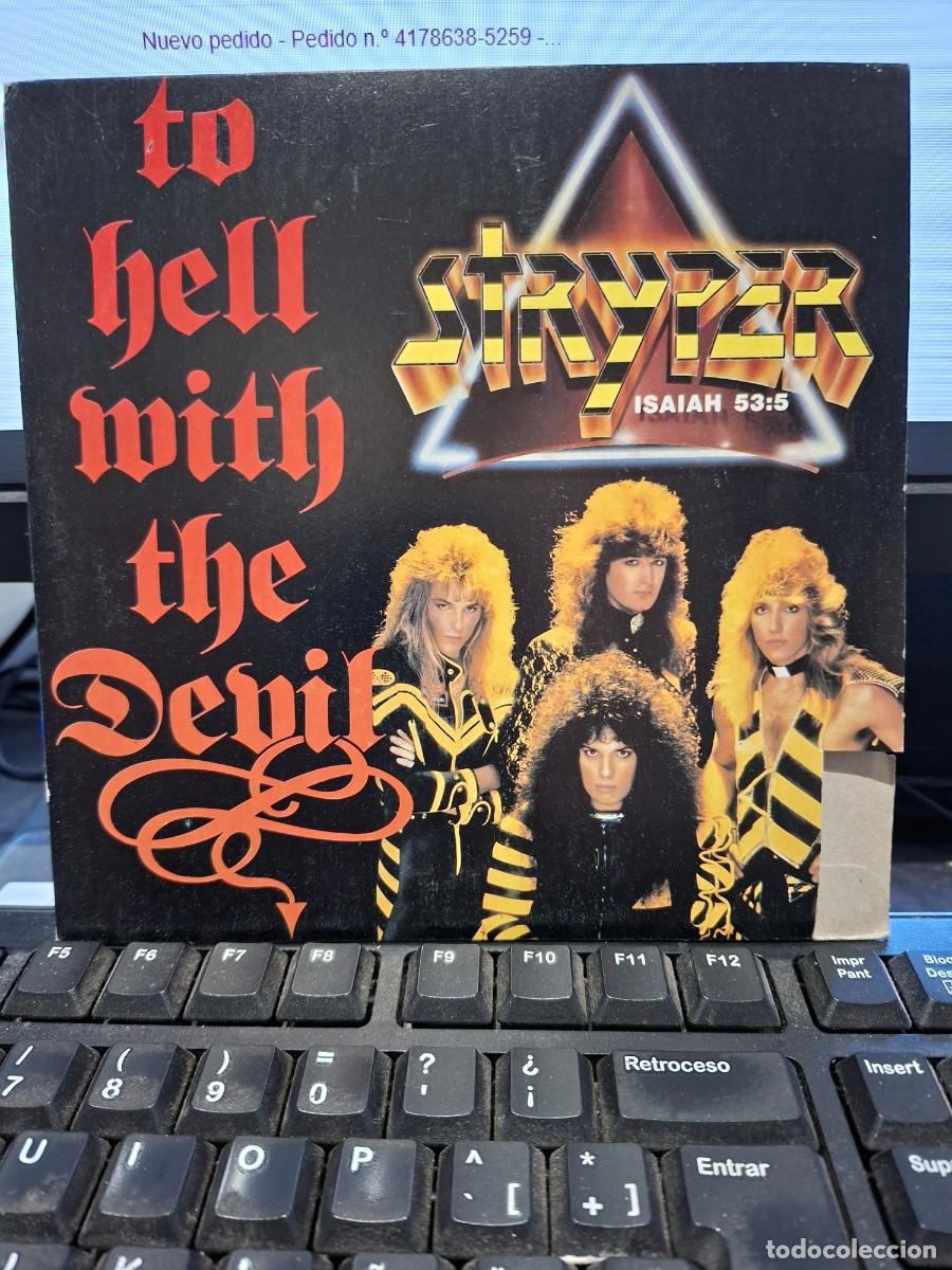 Discos de vinilo: STRYPER - TO HELL WITH THE DEVIL - SINGLE ESPA&Ntilde;OL DE VINILO - CAJA - 20 - Foto 1