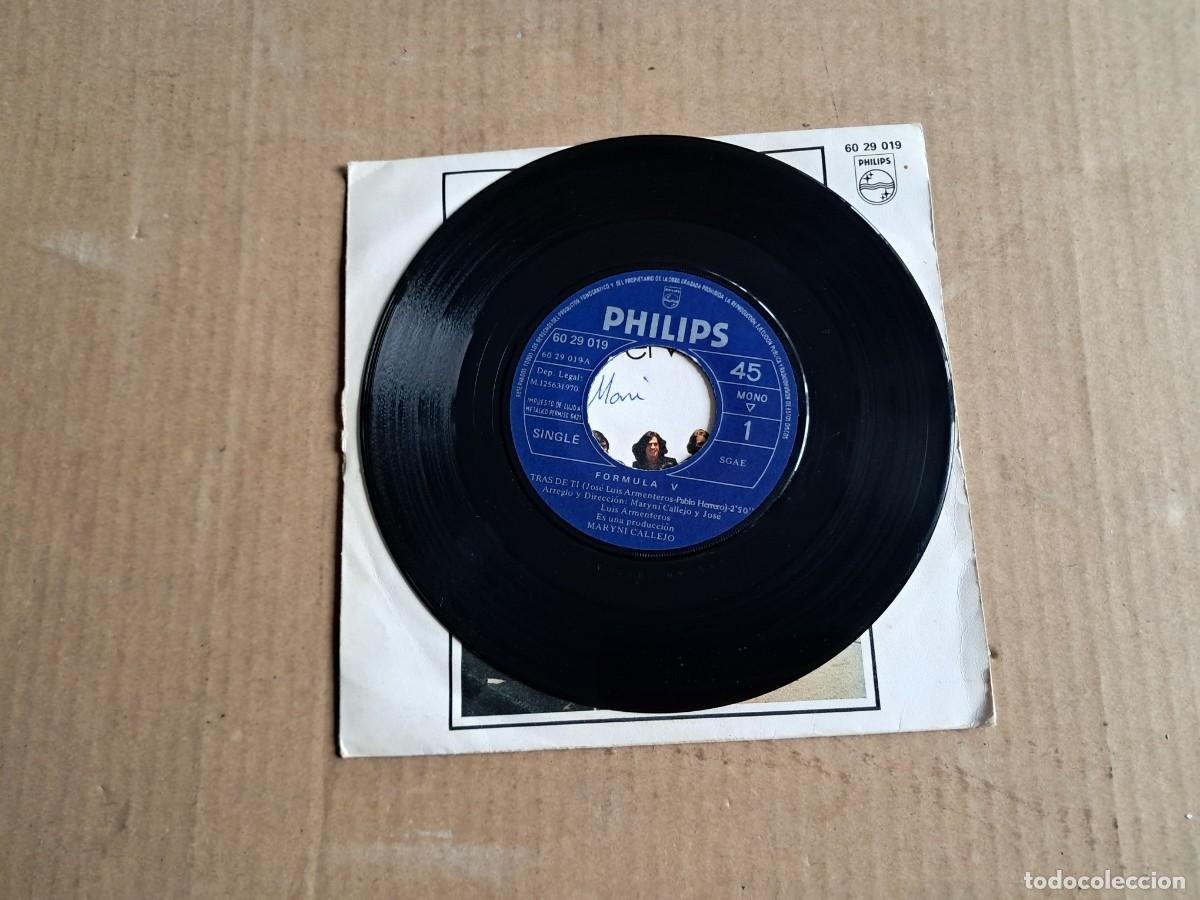 Discos de vinilo: FORMULA V - TRAS DE TI SINGLE 1970 - Foto 2