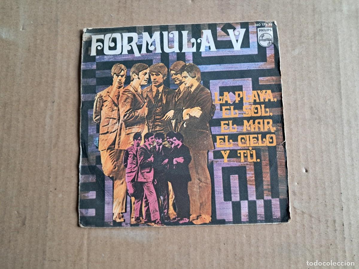Discos de vinilo: FORMULA V - LA PLAYA EL SOL EL MAR EL CIELO Y TU SINGLE 1968 - Foto 1