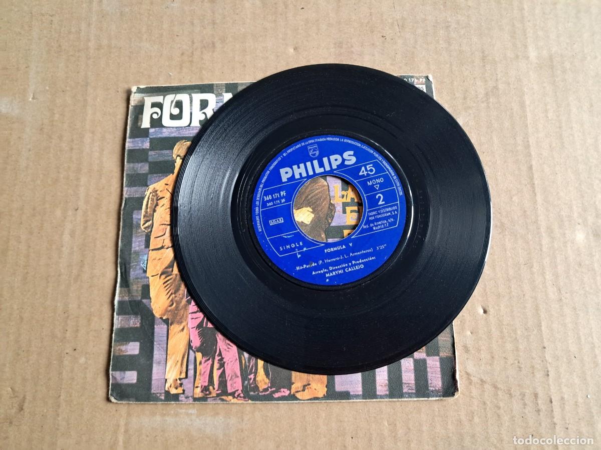Discos de vinilo: FORMULA V - LA PLAYA EL SOL EL MAR EL CIELO Y TU SINGLE 1968 - Foto 2
