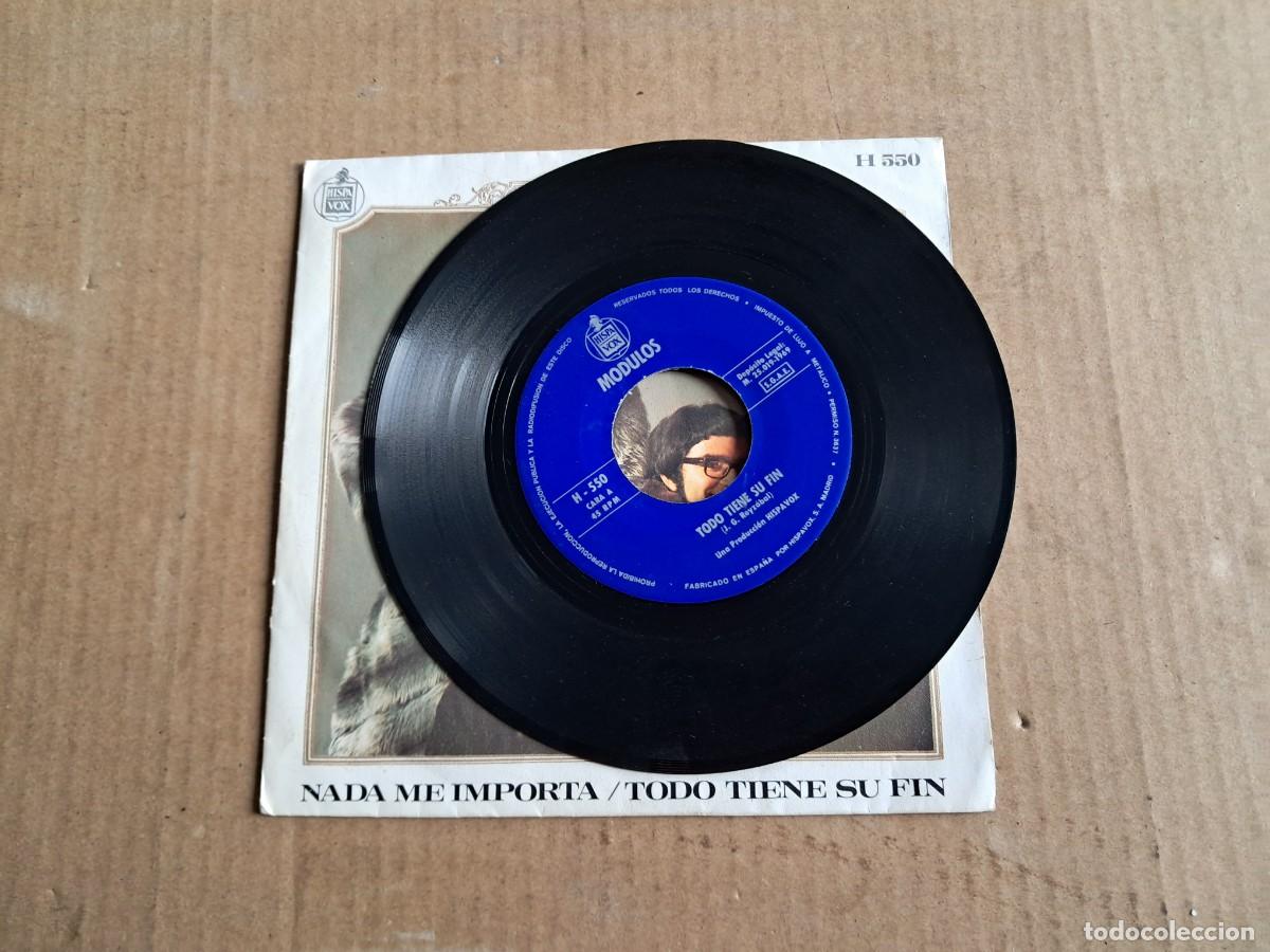 Discos de vinilo: MODULOS - NADA ME IMPORTA SINGLE 1971 - Foto 2