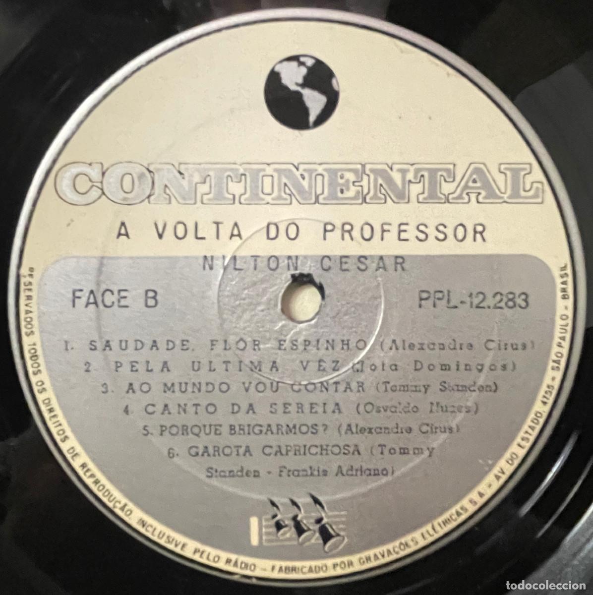 Discos de vinilo: NILTON CESAR / A VOLTA DO PROFESSOR / LP CONTINENTAL 1966 / BRASIL - Foto 3
