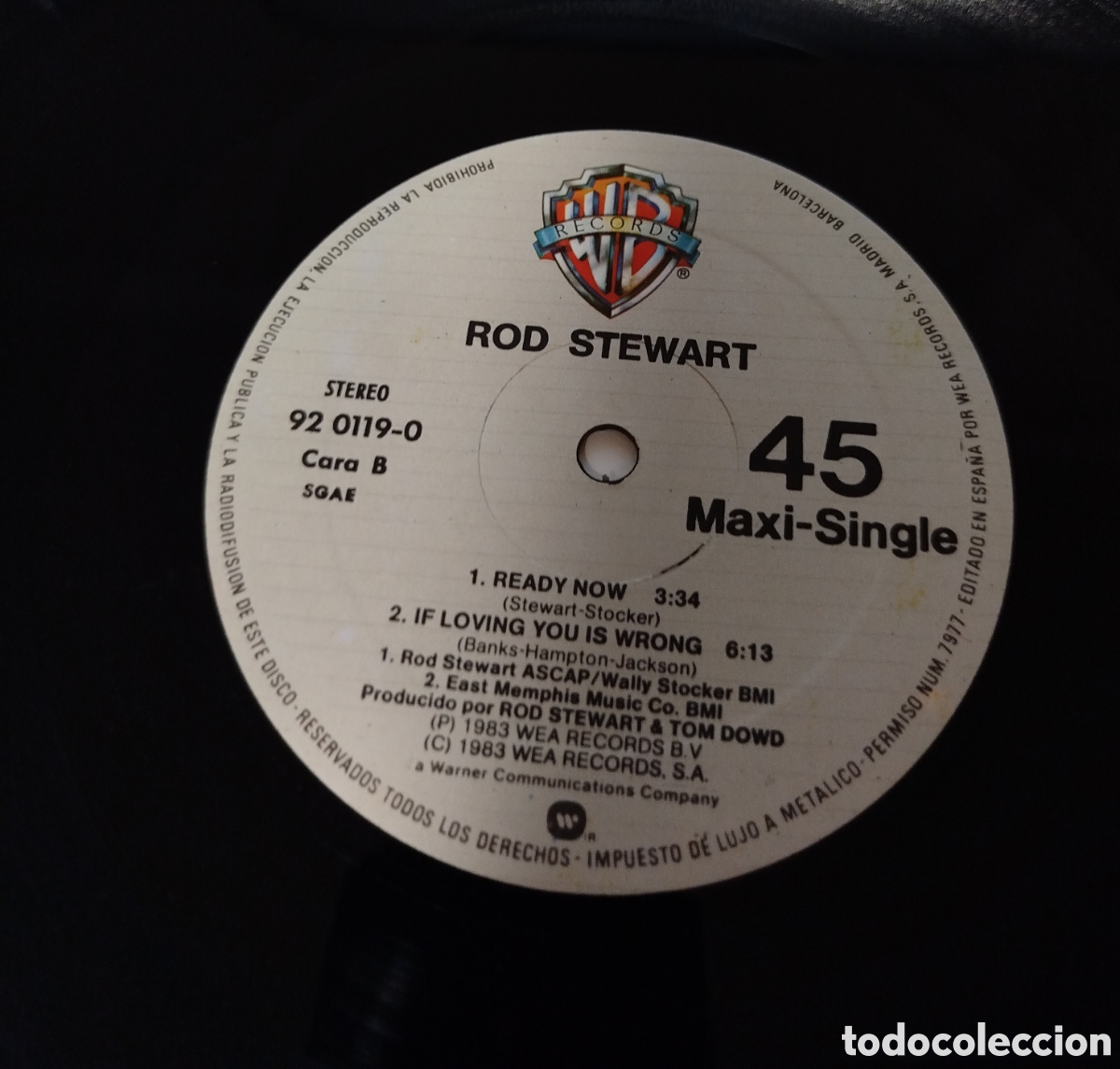 Discos de vinilo: Rob Stewart - baby Jane - Foto 4